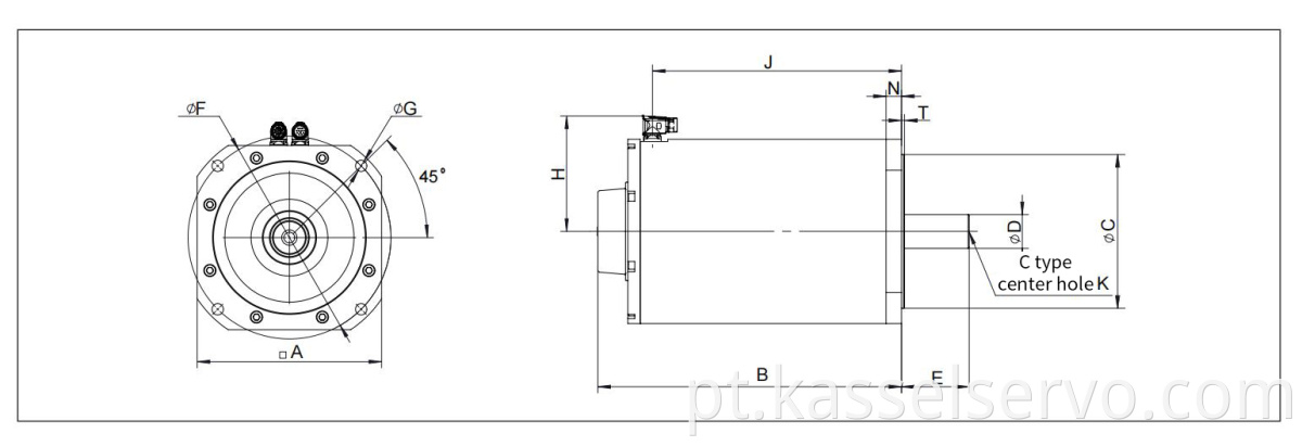 5Direct drive motor solid shaft type